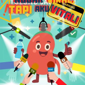 Aku Nggak Viral, Tapi Aku Vital! Buku Edukasi Kesehatan Ginjal bersama Gigin si Ginjal